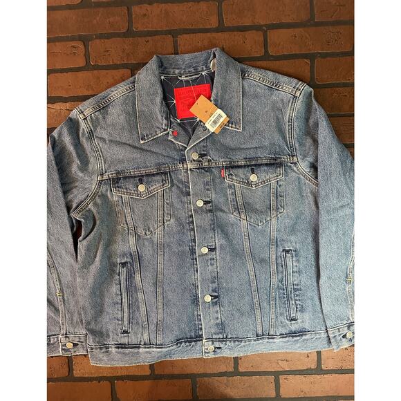 Levi’s Denim Jacket with Starry Interior ~New with Tags~ - Picture 1 of 9